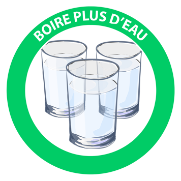 Boire plus d’eau