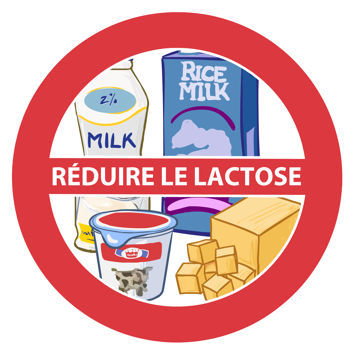 Réduire le lactose